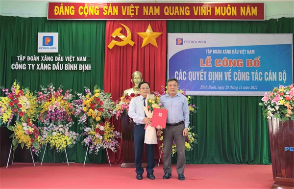 Petrolimex Bình Định có tân Giám đốc từ ngày 1/12/2022