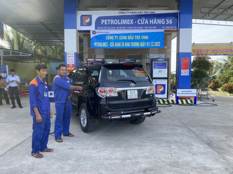 Petrolimex Trà Vinh khai trương Cửa hàng xăng dầu số 56