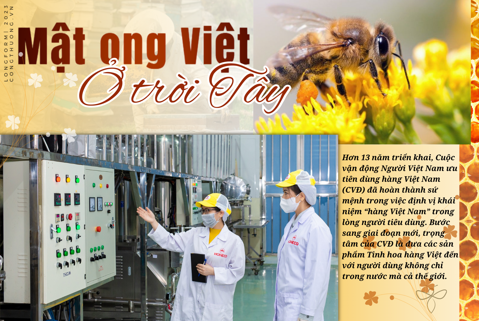 Longform | Mật ong Việt ở trời Tây