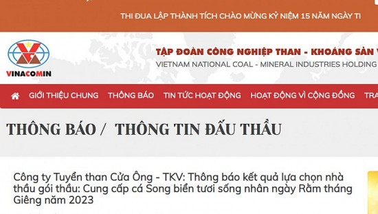Tuyển than Cửa Ông: Chi gần 5 tỉ đồng mua cá song tặng người lao động