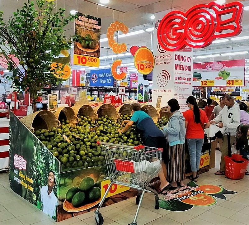 Central Retail cam kết tiêu thụ hàng chục tấn cam sành cho nông dân Vĩnh Long
