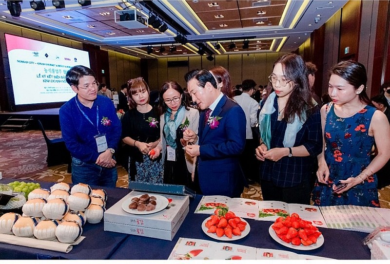 Thành phố Nonsan – Hàn Quốc và doanh nghiệp TP Hồ Chí Minh ký kết hợp tác xuất nhập khẩu nông sản
