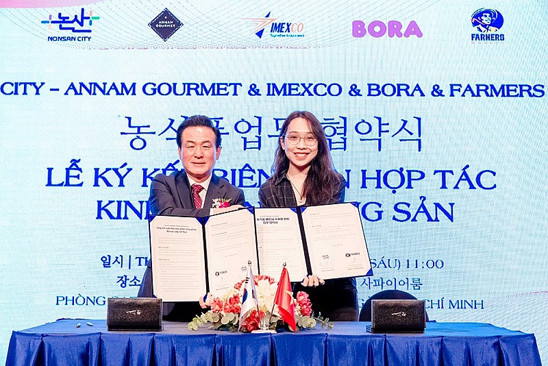 Thành phố Nonsan - Hàn Quốc và doanh nghiệp TP Hồ Chí Minh ký kết hợp tác xuất nhập khẩu nông sản