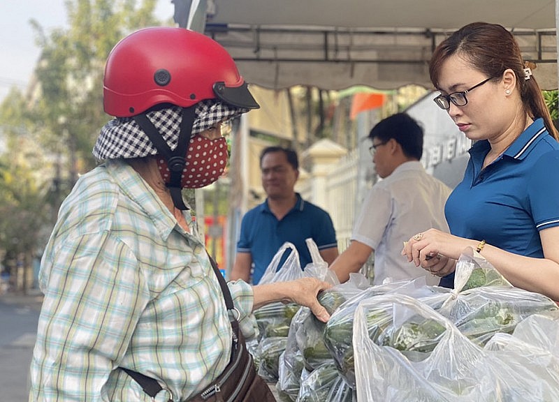 Nhiều đơn vị chung tay tiêu thụ cam sành Vĩnh Long