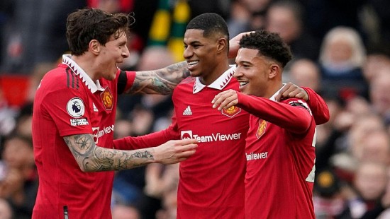 Bảng xếp hạng Ngoại hạng Anh hôm nay ngày 20/2: Manchester United áp sát Arsenal và Manchester City