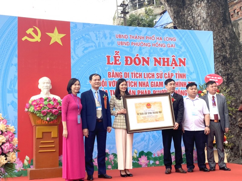 Nhà giam tù chính trị của thực dân Pháp tại Quảng Ninh được xếp hạng di tích lịch sử cấp tỉnh.