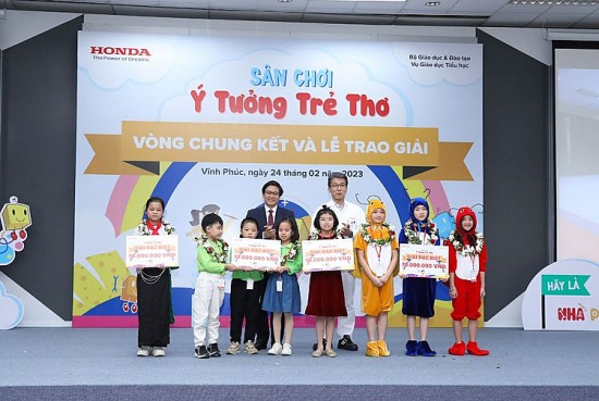 Honda Việt Nam vinh danh và trao thưởng 30 ý tưởng trẻ thơ xuất sắc nhất