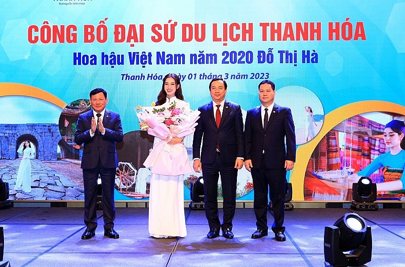 Hoa hậu Đỗ Thị Hà làm Đại sứ Du lịch Thanh Hóa