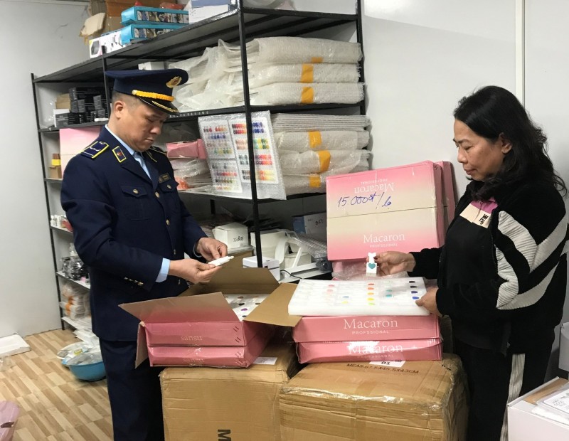 Số mỹ phẩm nhập lậu bị lực lượng Quản lý thị trường tỉnh Quảng Ninh phát hiện