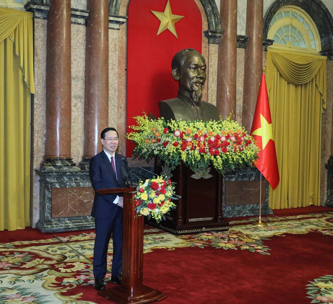 Cuộc làm việc đầu tiên của Chủ tịch nước Võ Văn Thưởng trên cương vị mới - Ảnh 5.