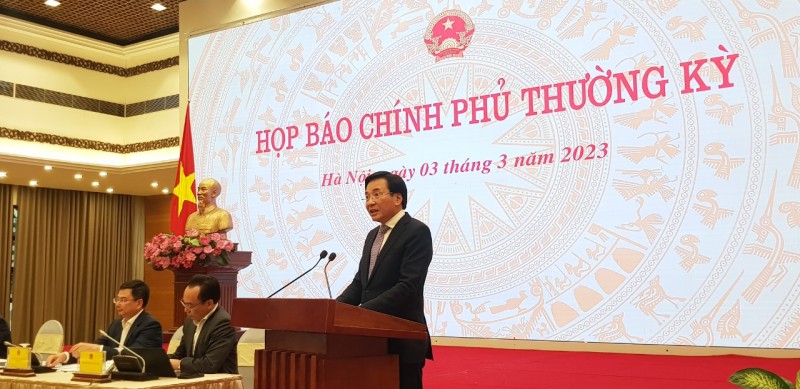 Họp báo Chính phủ thường kỳ tháng 2/2023: Hoạt động thương mại, dịch vụ tăng cao so với cùng kỳ năm 2022