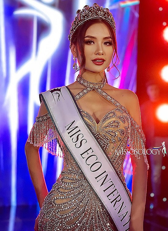Nguyễn Thanh Hà đăng quang Hoa hậu Môi trường Thế giới 2023