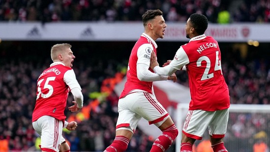 Bảng xếp hạng Ngoại hạng Anh hôm nay ngày 5/3: Arsenal tiếp tục độc chiếm ngôi đầu bảng