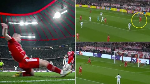 VIDEO: Pha cứu thua của De Ligt giúp Bayern “chết đi sống lại” trước PSG