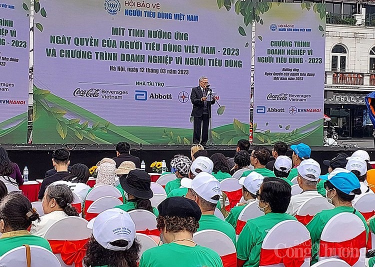 Mít tinh hưởng ứng Ngày Quyền của người tiêu dùng Việt Nam năm 2023