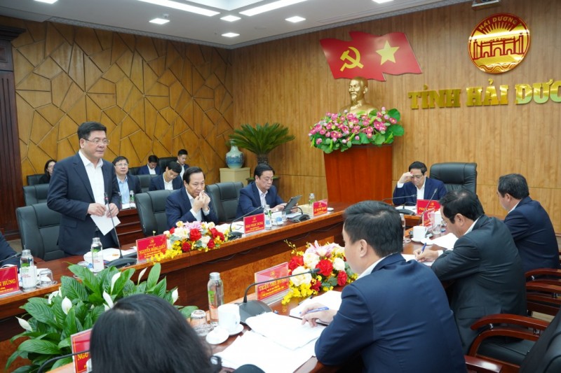 Bộ trưởng Nguyễn Hồng Diên: Hải Dương cần tập trung thu hút đầu tư phát triển các ngành công nghiệp hiện đại