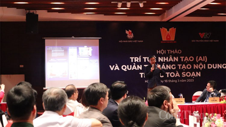 Bàn luận về ứng dụng Trí tuệ nhân tạo vào quản trị sáng tạo nội dung trong tòa soạn