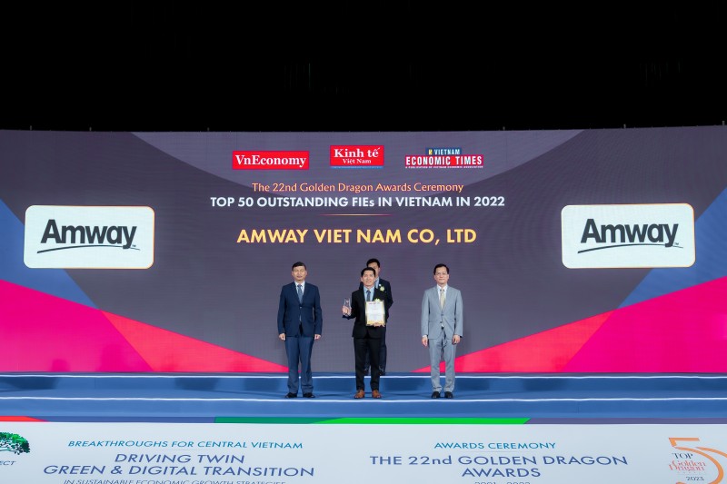 Amway Việt Nam được vinh danh là doanh nghiệp FDI tiên phong trong lĩnh vực chuyển đổi số