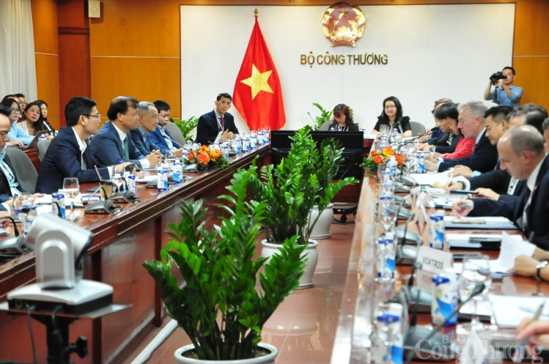 Thứ trưởng Đỗ Thắng Hải tiếp Đoàn doanh nghiệp cấp cao của Hội đồng Kinh doanh Hoa Kỳ - ASEAN