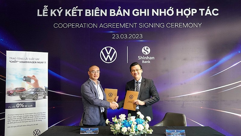 Shinhan Việt Nam ưu đãi cho khách hàng mua các dòng xe Volkswagen
