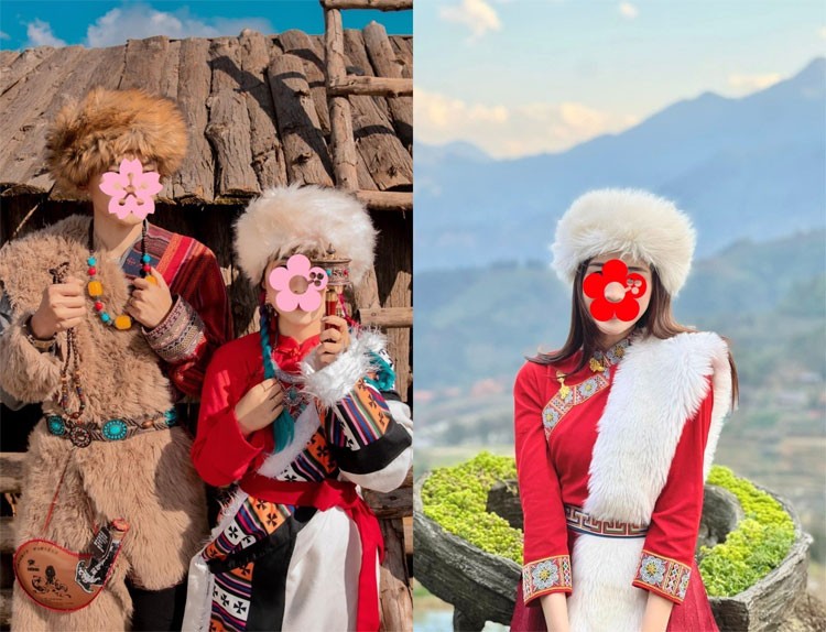 Mặc đồ Tây Tạng, Mông Cổ khi chụp với thắng cảnh Việt Nam: Theo trend hay đánh mất bản sắc dân tộc?
