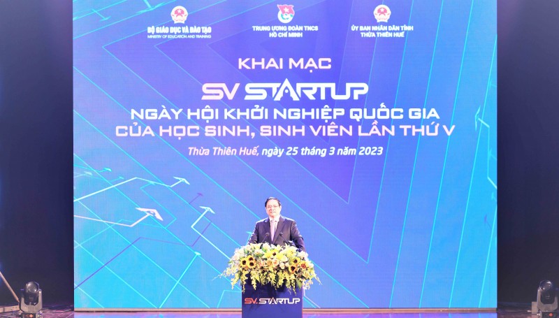 Thủ tướng Phạm Minh Chính: Khát vọng khởi nghiệp là hoài bão giúp tiến lên thành công, hướng đến điều tốt đẹp