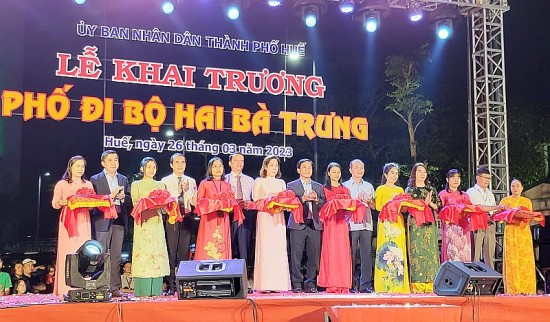 Thừa Thiên Huế: Khai trương phố đi bộ chuyên bán hàng thủ công mỹ nghệ, ẩm thực ba miền