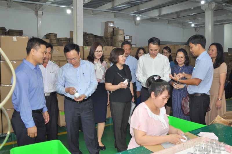 Đoàn công tác Bộ Công Thương khảo sát thực tế hoạt động sản xuất doanh nghiệp tại Long An