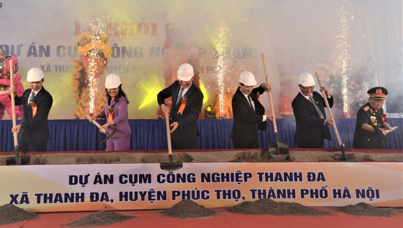 Hà Nội: Khởi công Cụm công nghiệp Thanh Đa rộng 8,1ha tại huyện Phúc Thọ