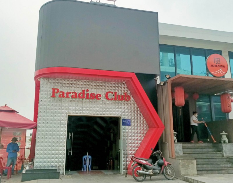 Vũ trường Paradise Club bị đình chỉ hoạt động do không bảo đảm an toàn về phòng cháy, chữa cháy. Ảnh: X.S