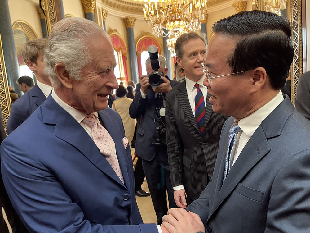 Chủ tịch nước Võ Văn Thưởng dự lễ đăng quang của Nhà vua Charles III