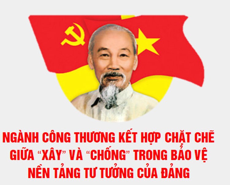 Ngành công thương kết hợp chặt chẽ giữa “xây” và “chống” trong bảo vệ nền tảng tư tưởng của Đảng