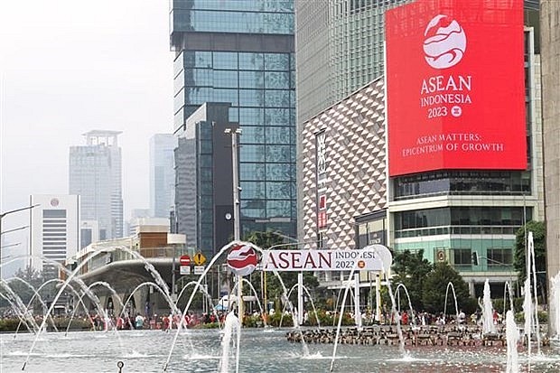 Ápphích cổ động Năm Chủ tịch ASEAN Indonesia 2023.