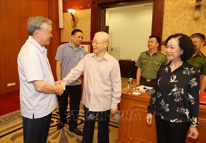 Tổng Bí thư Nguyễn Phú Trọng chủ trì họp Thường trực BCĐ Trung ương về phòng, chống tham nhũng, tiêu cực