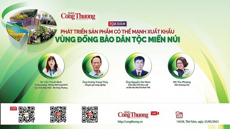 Tọa đàm: Vùng đồng bào dân tộc miền núi – Phát triển mạnh sản phẩm xuất khẩu