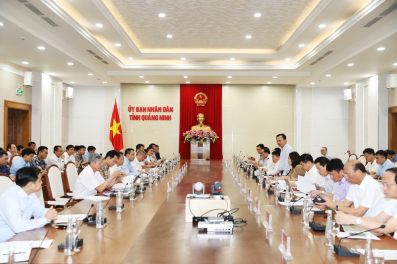 Thứ trưởng Bộ Công Thương Đặng Hoàng An làm việc với tỉnh Quảng Ninh