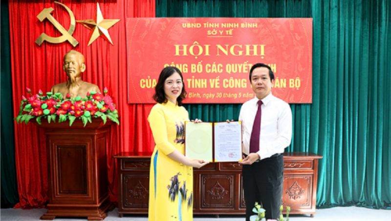 Bà Phạm Thị Phương Hạnh giữ chức Giám đốc Sở Y tế tỉnh Ninh Bình