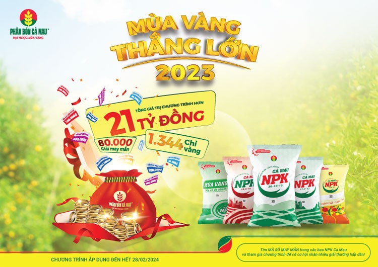 Mùa vàng thắng lớn 2023: Chương trình khuyến mãi lớn, rộn ràng niềm vui