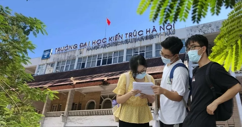 Trường Đại học Kiến trúc Hà Nội công bố điểm sàn năm 2024