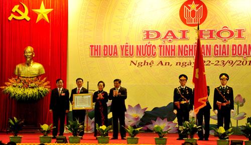 Đại hội thi đua yêu nước tỉnh Nghệ An: 222 tấm gương điển hình tiên tiến