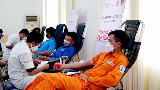 Ngành điện Quảng Trị: Hơn 230 cán bộ, công nhân viên tham gia hiến máu "Tuần lễ hồng EVN"