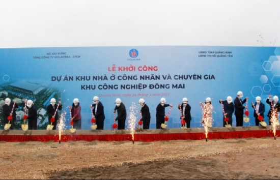 Quảng Ninh: Khởi công dự án khu nhà cho người lao động tại KCN Đông Mai