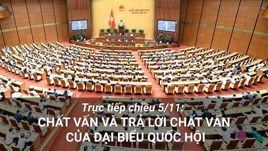 truc tiep chieu 511 quoc hoi chat van nhom van de thu 4 thuoc linh vuc thanh tra