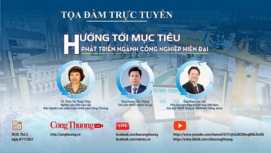 Trực tiếp 8/11: Tọa đàm “Tái cơ cấu ngành Công Thương: Hướng tới mục tiêu phát triển ngành công nghiệp hiện đại”