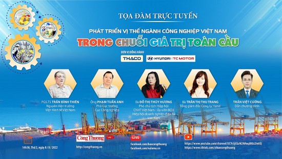 truc tiep 88 toa dam phat trien vi the nganh cong nghiep viet nam trong chuoi gia tri toan cau